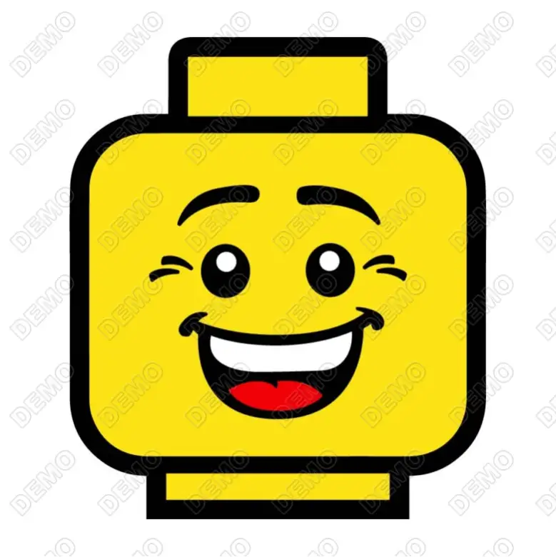 Lego Faces DTF  Shirt Iron on Transfer N90