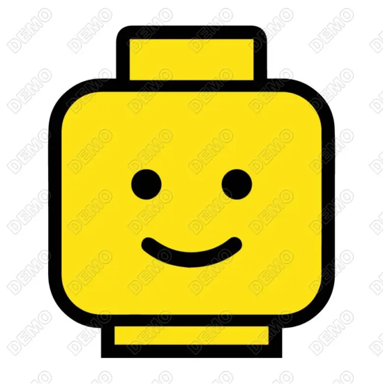 Lego Faces DTF  Shirt Iron on Transfer N90