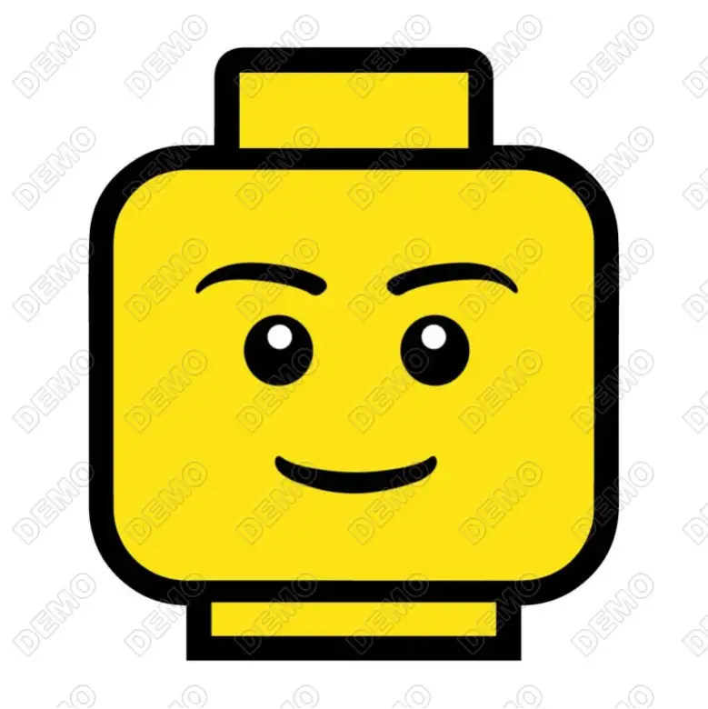 Lego Faces DTF  Shirt Iron on Transfer N90