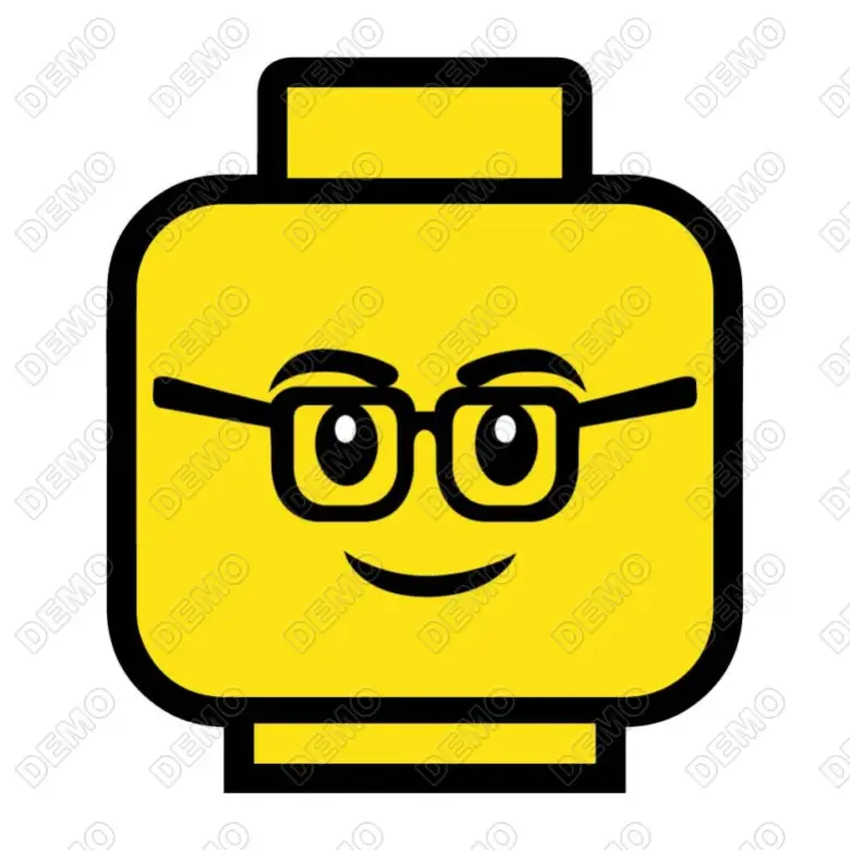 Lego Faces DTF  Shirt Iron on Transfer N90