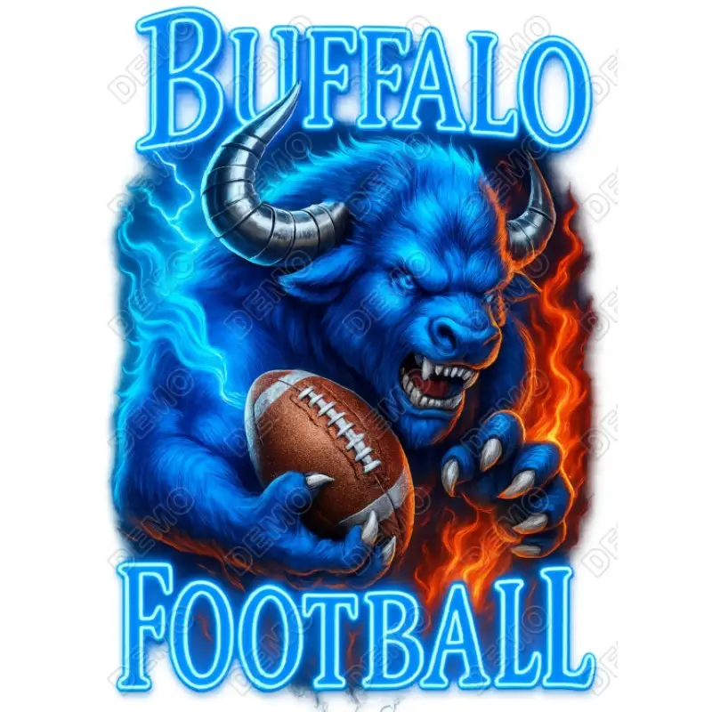 Buffalo Football DTF Iron on Transfer Buffalo Football DTF Iron on Transfer