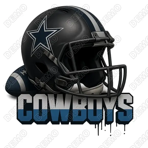 Dallas Cowboys  DTF  Heat Iron on Transfer  N2