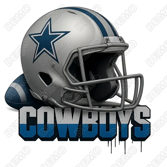 Dallas Cowboys  Football  DTF Iron on Transfer