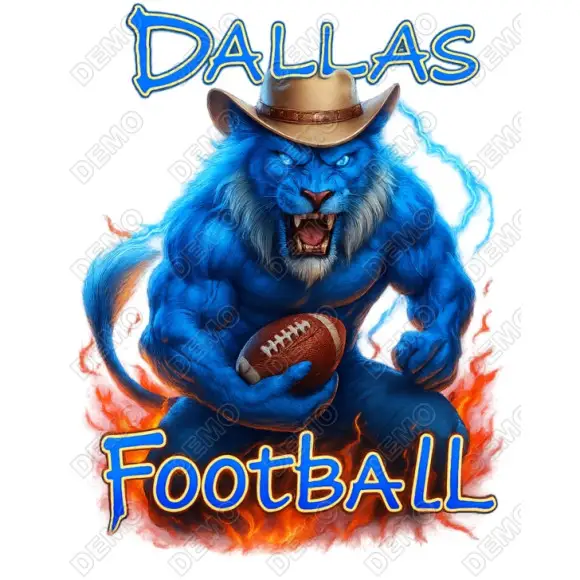 Dallas Football DTF  Iron on Transfer