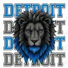 Detroit Football DTF  Iron on Transfer 