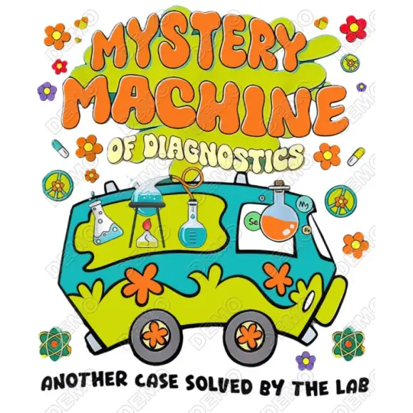Mystery Machine Scooby - Doo  DTF  Shirt Iron on Transfer