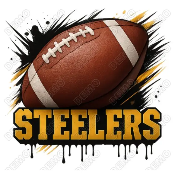 Pittsburgh Steelers  Football  DTF Iron on Transfer