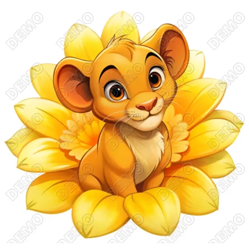 Simba DTF Shirt Iron on Transfer Simba DTF Shirt Iron on Transfer