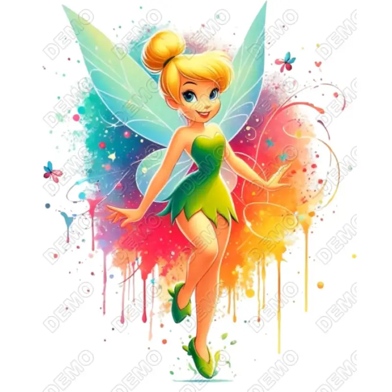 Tinker Bell DTF Heat Iron on Transfer N2 Tinker Bell DTF Heat Iron on Transfer N2