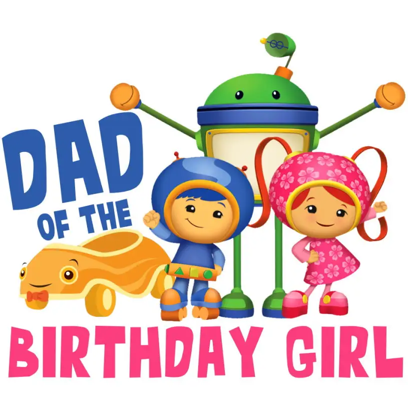 Team Umizoomi  Custom Family Member DTF Iron on Transfer