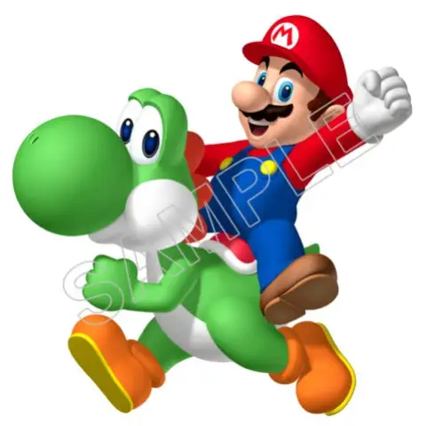 Super Mario Bros. T Shirt Iron on Transfer Decal #11 Super Mario Bros. T Shirt Iron on Transfer Decal #11