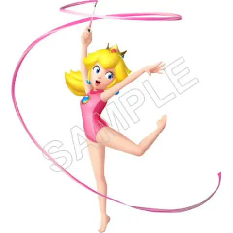 Super Mario Bros. Princess Peach Dancing With The Ribbon T Shirt Iron on Transfer Decal #27 Super Mario Bros. Princess Peach Dancing With The Ribbon T Shirt Iron on Transfer Decal #27