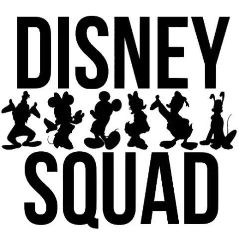 Disney Squad Iron On Heat Transfer Vinyl HTV Disney Squad Iron On Heat Transfer Vinyl HTV