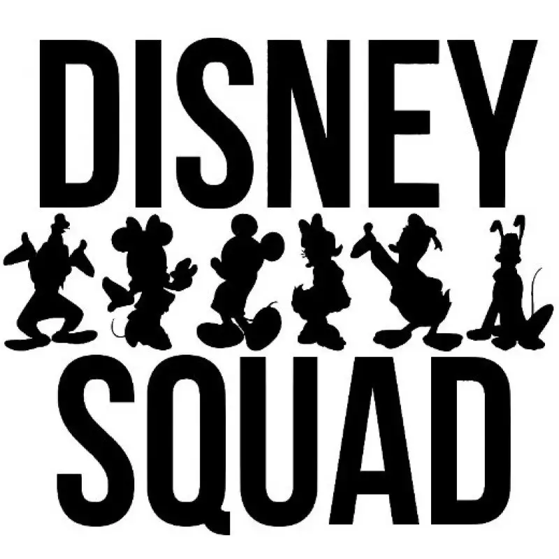 Disney Squad Iron On Heat Transfer Vinyl HTV Disney Squad Iron On Heat Transfer Vinyl HTV