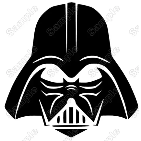 Darth Vader Head Iron On Heat Transfer Vinyl HTV Darth Vader Head Iron On Heat Transfer Vinyl HTV
