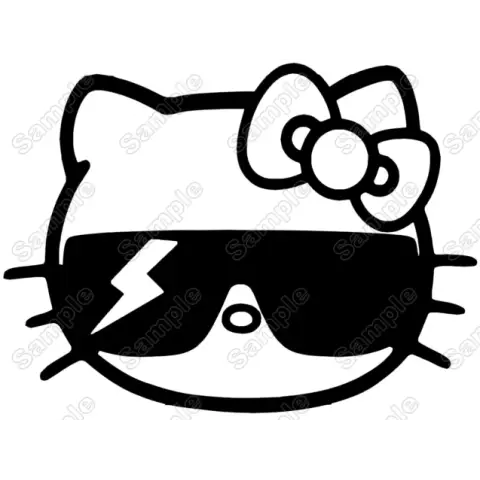 Hello Kitty Iron On Transfer Vinyl HTV Hello Kitty Iron On Transfer Vinyl HTV