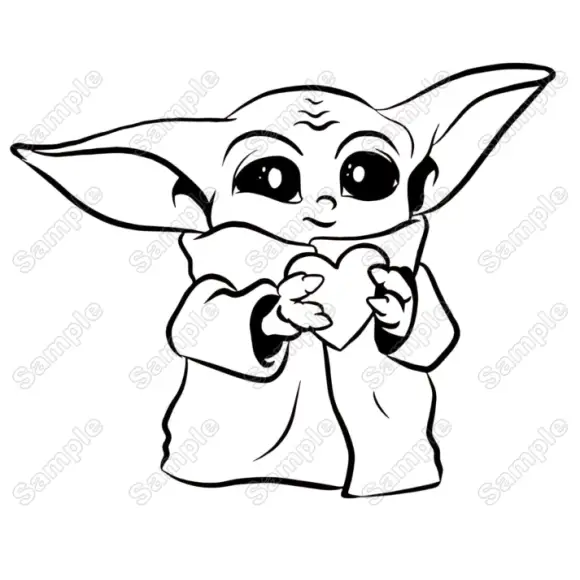 Yoda Iron On Transfer Vinyl HTV Yoda Iron On Transfer Vinyl HTV