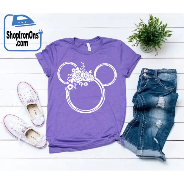 Disney Minnie  Mouse   Iron On Transfer Vinyl HTV #1