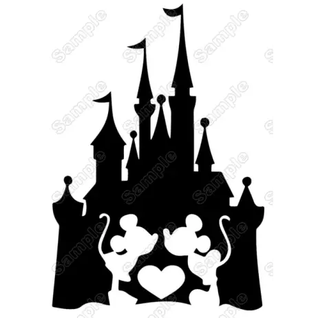 Disney Castle Iron On Transfer Vinyl HTV Disney Castle Iron On Transfer Vinyl HTV