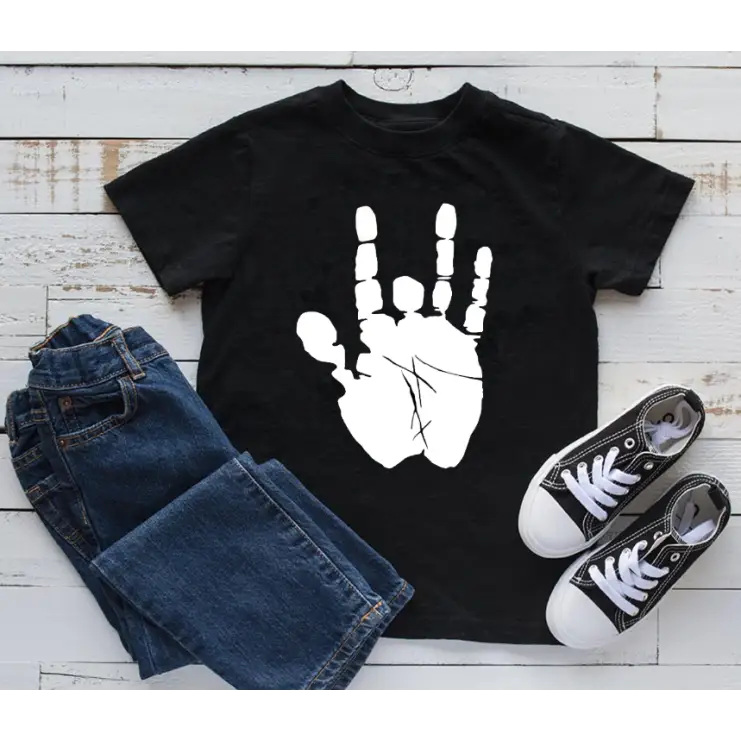 Jerry Garcia Hand Print Iron On Transfer Vinyl HTV Jerry Garcia Hand Print Iron On Transfer Vinyl HTV