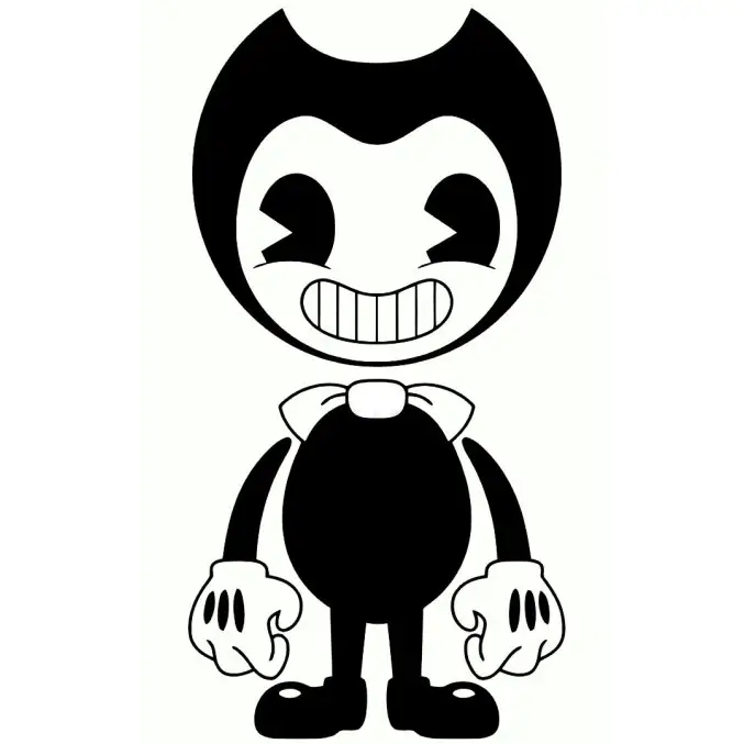 Bendy and the Ink Machine Iron On Transfer Vinyl HTV #1 Bendy and the Ink Machine Iron On Transfer Vinyl HTV #1