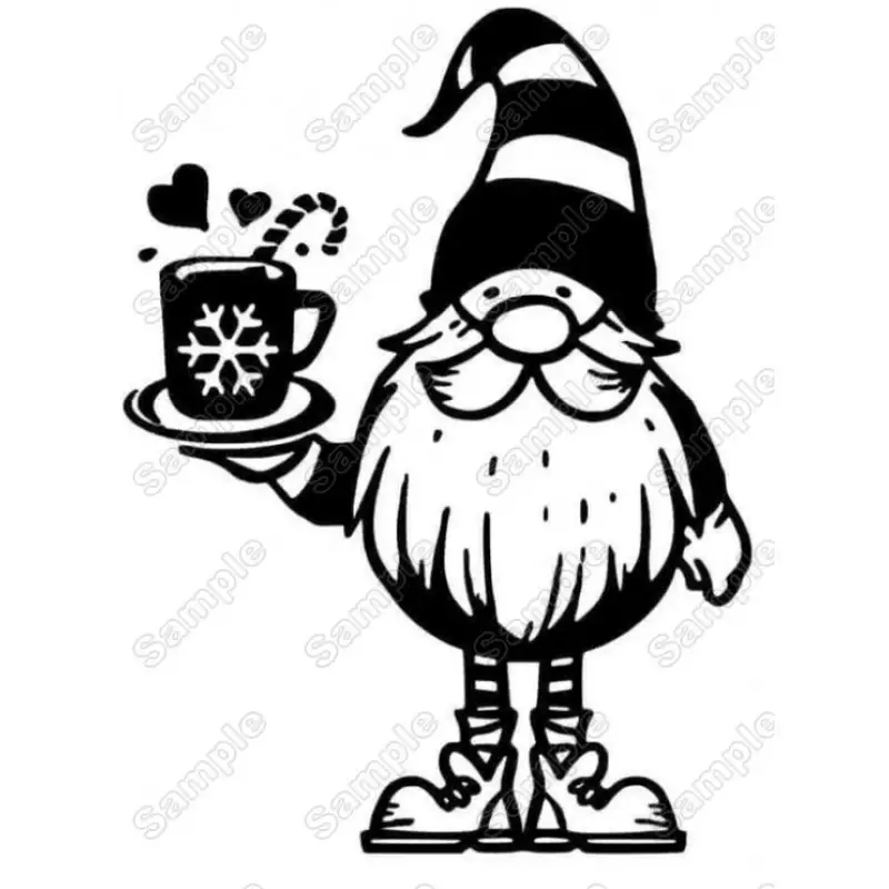 Gnome Iron On Transfer Vinyl HTV Gnome Iron On Transfer Vinyl HTV