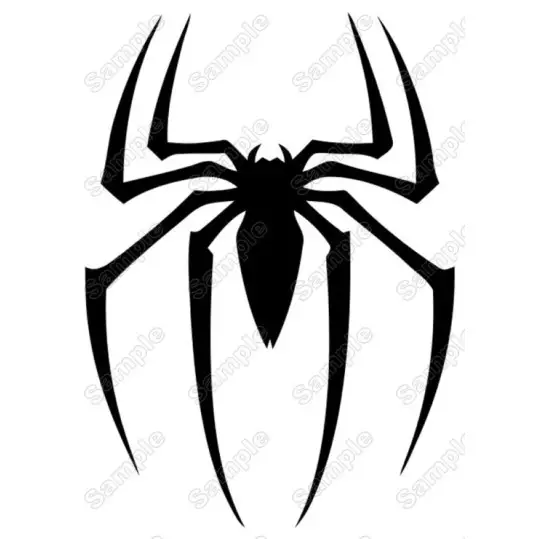 Spiderman logo Iron On Transfer Vinyl HTV Spiderman logo Iron On Transfer Vinyl HTV