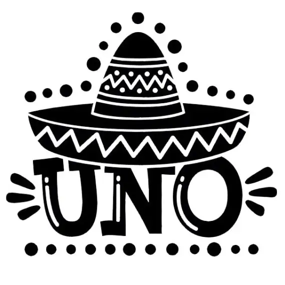 UNO Birthday Iron On Transfer Vinyl HTV UNO Birthday Iron On Transfer Vinyl HTV