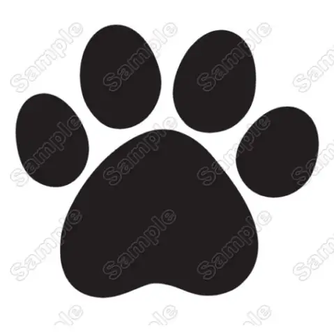 Paw Heat Iron On Transfer Vinyl HTV