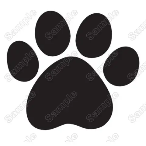 Paw Heat Iron On Transfer Vinyl HTV Paw Heat Iron On Transfer Vinyl HTV