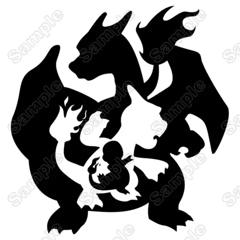 Pokemon Charmander Shirt Iron On Transfer Vinyl HTV Pokemon Charmander Shirt Iron On Transfer Vinyl HTV