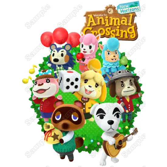 Animal Crossing T Shirt Iron on Transfer Decal #1 Animal Crossing T Shirt Iron on Transfer Decal #1