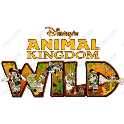 Animal Kingdom T Shirt Iron on Transfer Decal Animal Kingdom T Shirt Iron on Transfer Decal