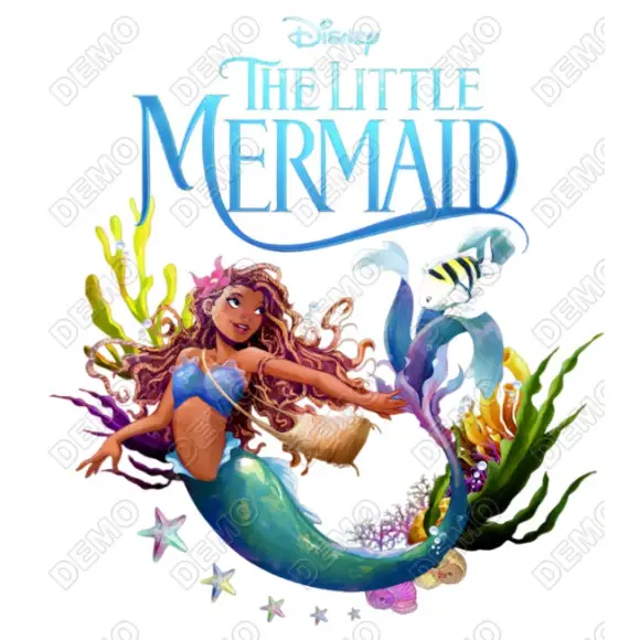 Ariel The Little Mermaid T Shirt Iron on Transfer Ariel The Little Mermaid T Shirt Iron on Transfer