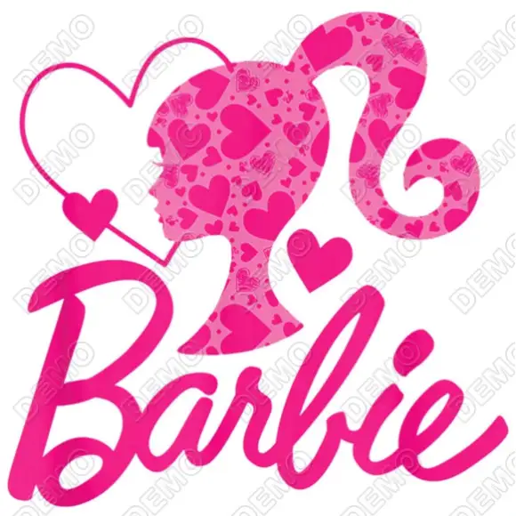 Barbie Pink T Shirt Iron on Transfer Decal Barbie Pink T Shirt Iron on Transfer Decal