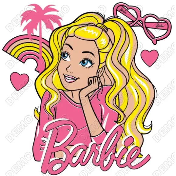 Barbie Movie T Shirt Iron on Transfer Decal Barbie Movie T Shirt Iron on Transfer Decal