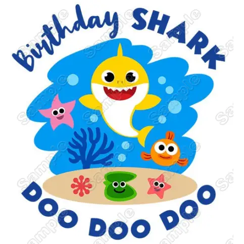 Baby Shark Family Member Custom T Shirt Iron on Transfer Baby Shark Family Member Custom T Shirt Iron on Transfer