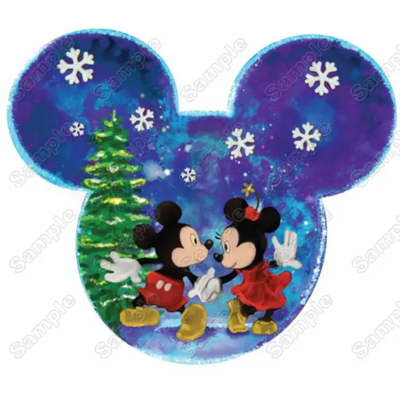Christmas Disney World Mickey Mouse T Shirt Iron on Transfer Decal Christmas Disney World Mickey Mouse T Shirt Iron on Transfer Decal
