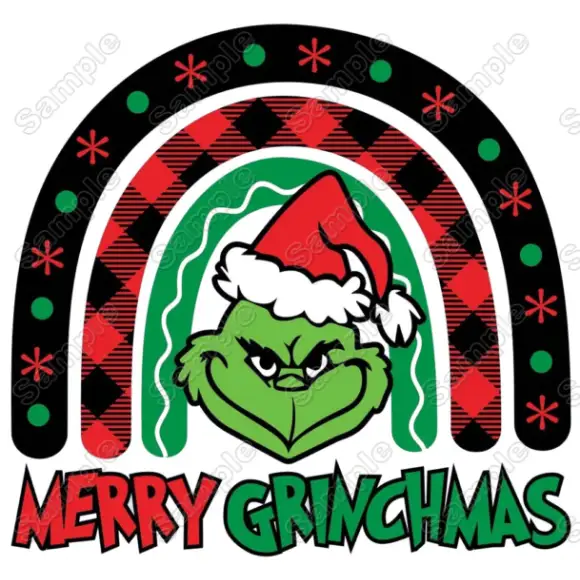 Grinchmas Christmas  T Shirt Iron on Transfer Decal