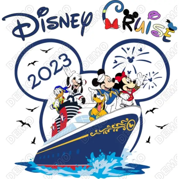 Disney Cruise Vacation Year T Shirt Iron on Transfer Decal Disney Cruise Vacation Year T Shirt Iron on Transfer Decal