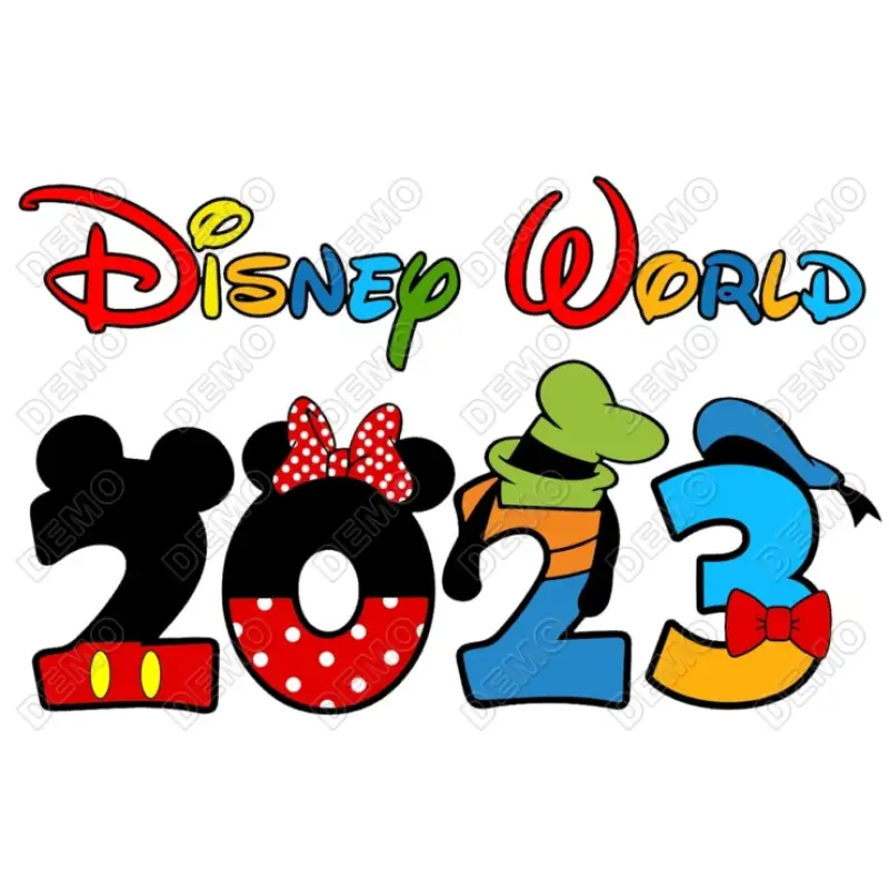 Disney Vacation 2023 T Shirt Iron on Transfer Decal Disney Vacation 2023 T Shirt Iron on Transfer Decal