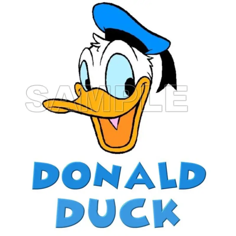 Donald Duck T Shirt Iron on Transfer Decal #3 Donald Duck T Shirt Iron on Transfer Decal #3