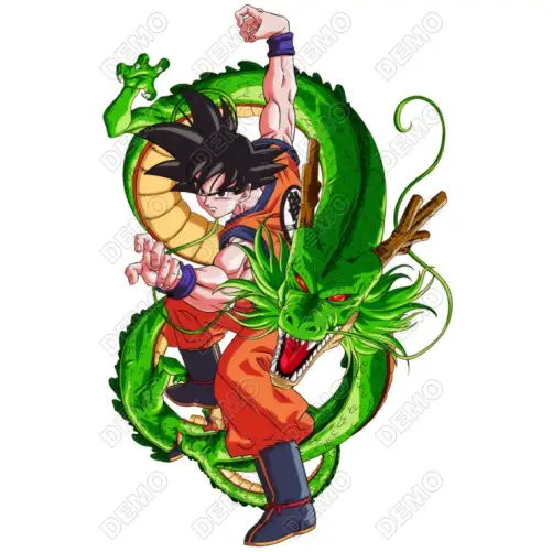 Dragon Ball T Shirt Heat  Iron on Transfer