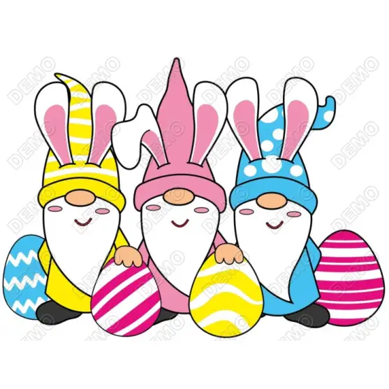 Easter Bunny T Shirt Heat Iron on Transfer Decal Easter Bunny T Shirt Heat Iron on Transfer Decal