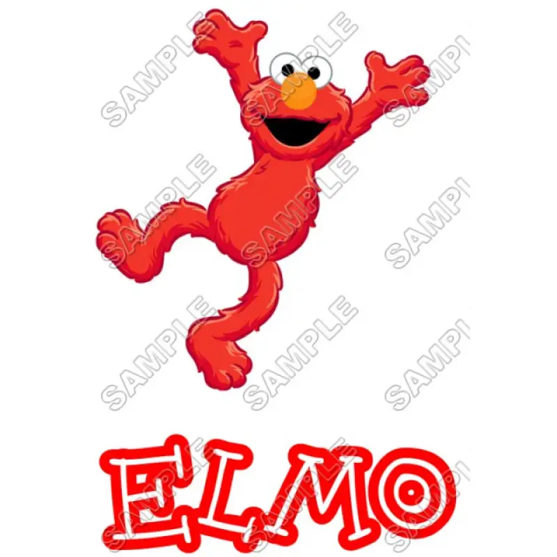 Elmo Sesame street T Shirt Iron on Transfer Decal #19 Elmo Sesame street T Shirt Iron on Transfer Decal #19