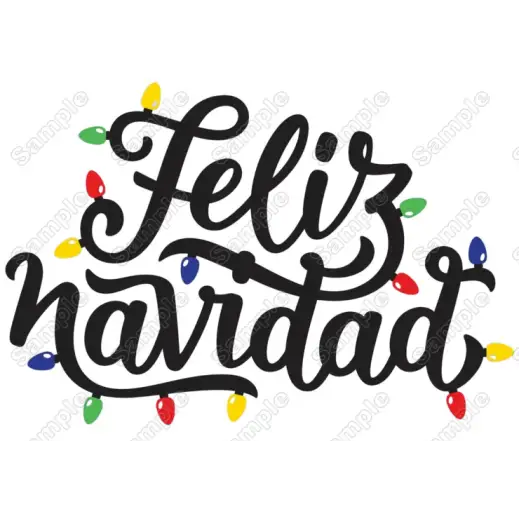 Feliz Navidad Christmas T Shirt Iron on Transfer Decal #1 Feliz Navidad Christmas T Shirt Iron on Transfer Decal #1