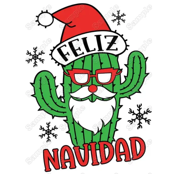 Feliz Navidad Christmas T Shirt Iron on Transfer Decal Feliz Navidad Christmas T Shirt Iron on Transfer Decal