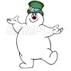 Frosty The Snowman  T Shirt Iron on Transfer Decal #1