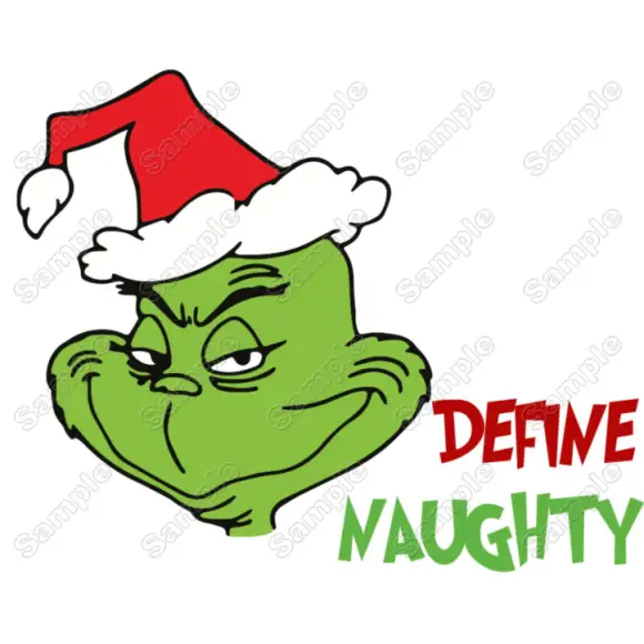 Grinch Christmas T Shirt Iron on Transfer Decal #1 Grinch Christmas T Shirt Iron on Transfer Decal #1