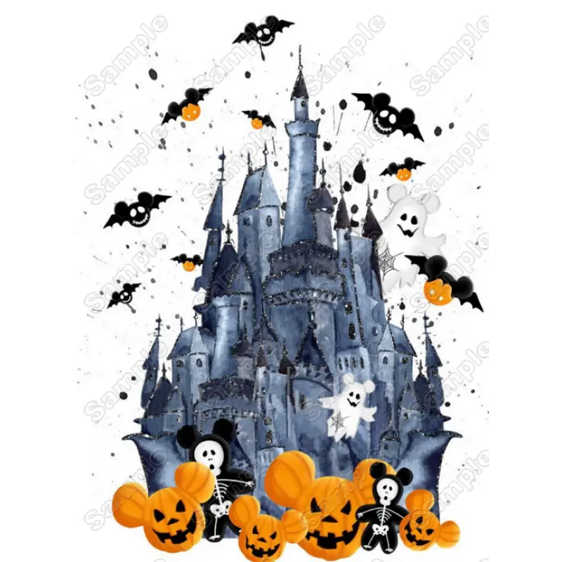 Halloween Magic Kingdom Disney Pumpkins T Shirt Heat Iron On Transfer Halloween Magic Kingdom Disney Pumpkins T Shirt Heat Iron On Transfer